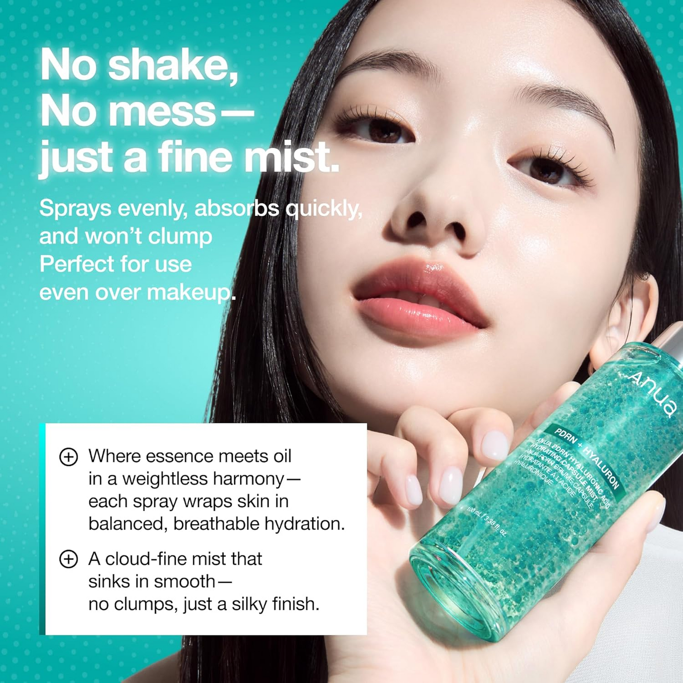 Anua PDRN Hyaluronic Acid Hydrating Capsule Facial Mist - 100ml