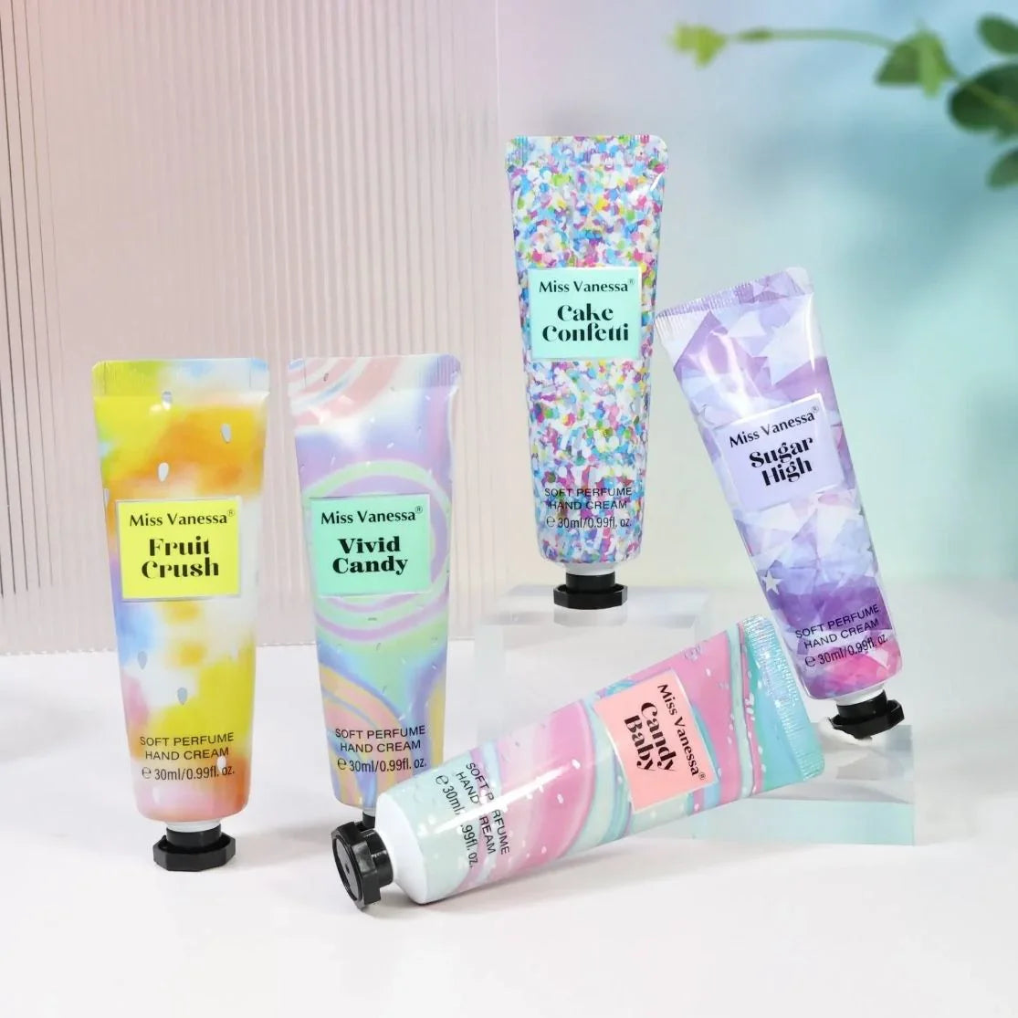 Miss Vanessa Vivid Candy Perfumed Hand Cream Set - 30g x 5 Pcs