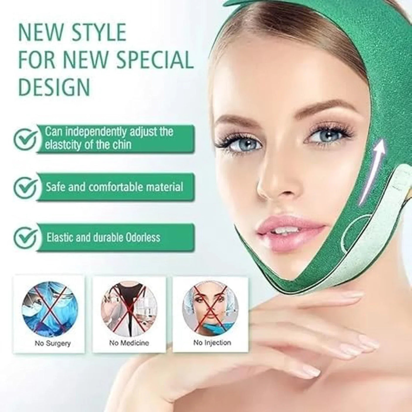 V-Shape Face Lift Up Belt YHH-21