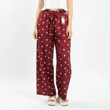 Women's Waisted Wide-Leg Palazzo Pants - YL609
