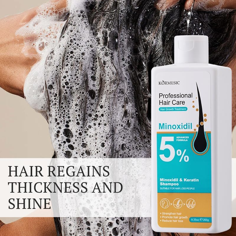 Kormesic 5% Minoxidil & Keratin Shampoo - 265g
