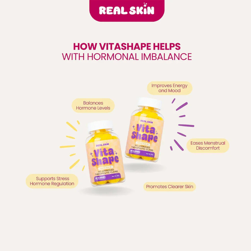 Real Skin Vita Shape Mango Flavor - 60 Gummies