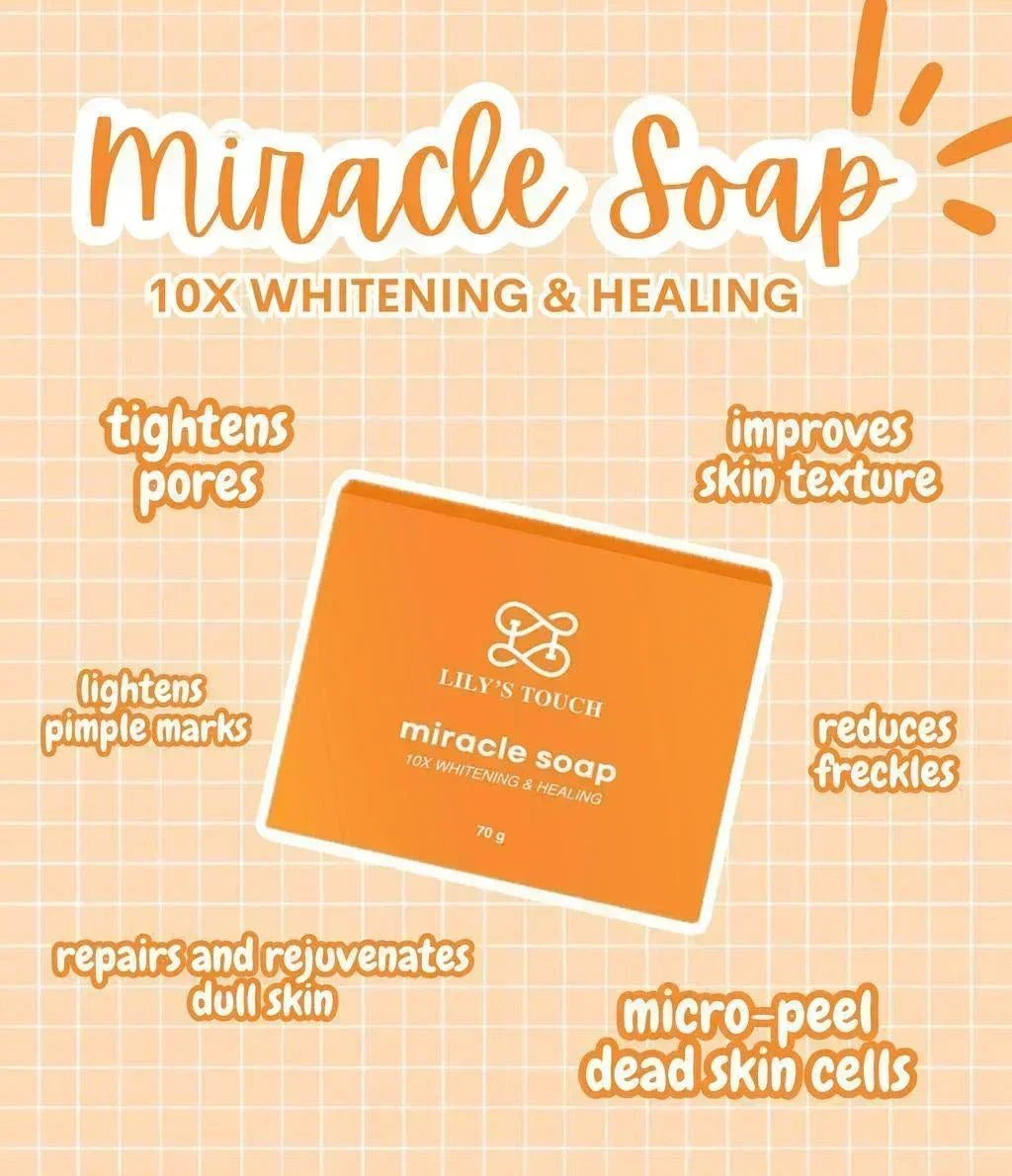 Lily's Touch Miracle Soap 10X Brightening & Healing - 70g