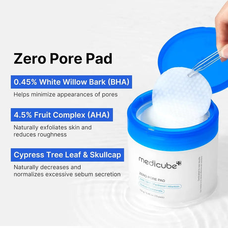Medicube Zero Pore Pad - 155g (70 Pads)