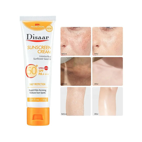 Disaar Licorice Root Sunflower Seed Oil Sunscreen SPF50 PA+++ - 50g