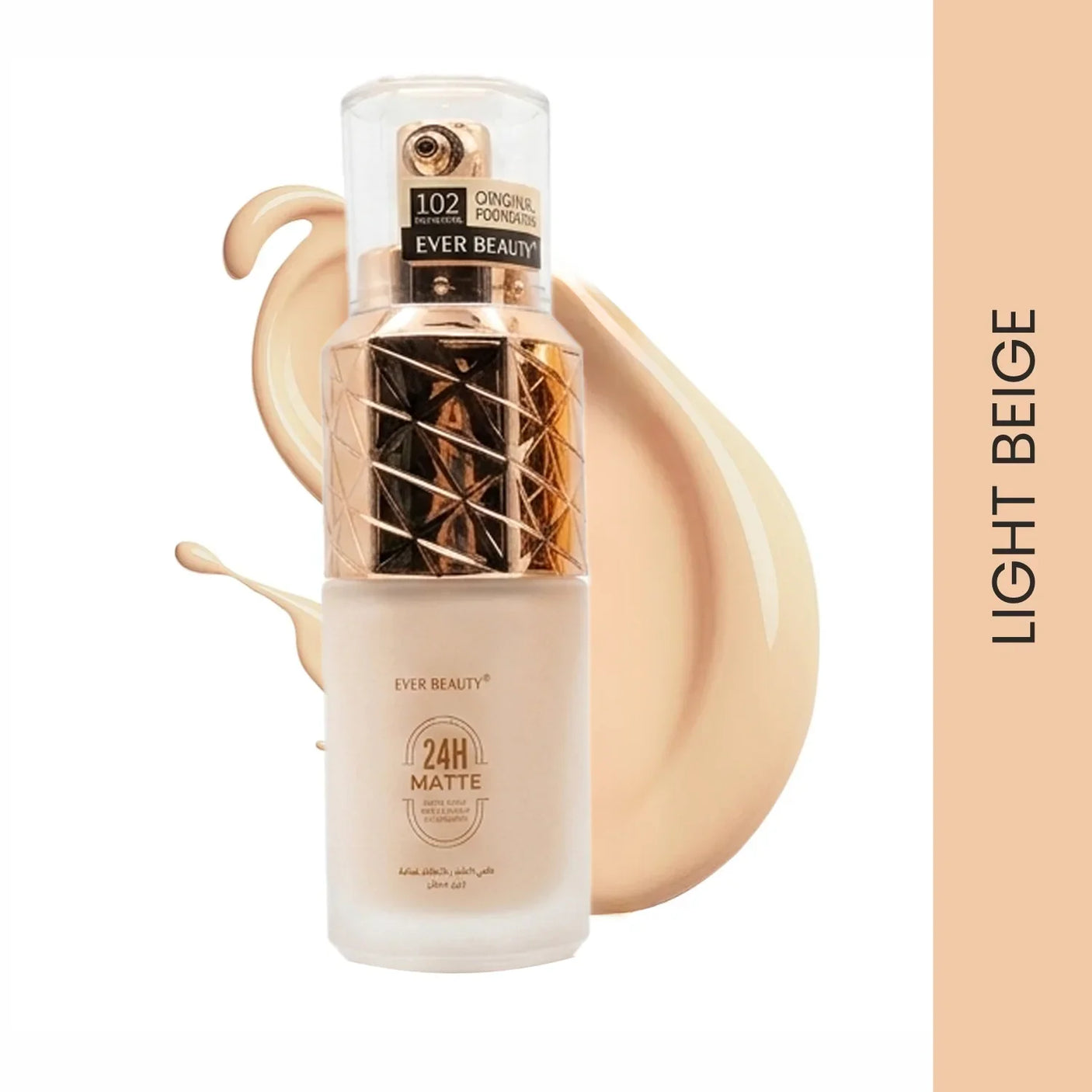 Ever Beauty HD Matte Long Wear Waterproof Foundation - 60ml