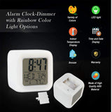Glowing LED Color Changing Digital Alarm Clock