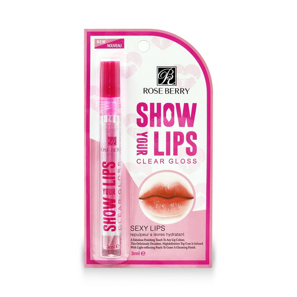 Rose Berry Show Your Lips Clear Gloss - 3ml