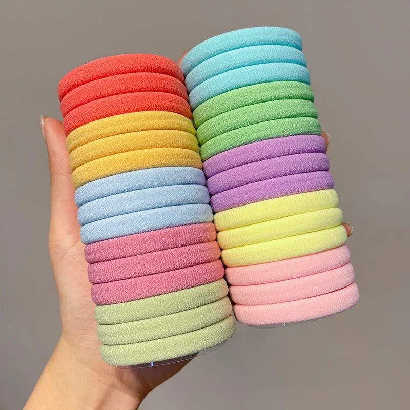 High Quality Mixed Color Rubber Bands - 24 Pcs