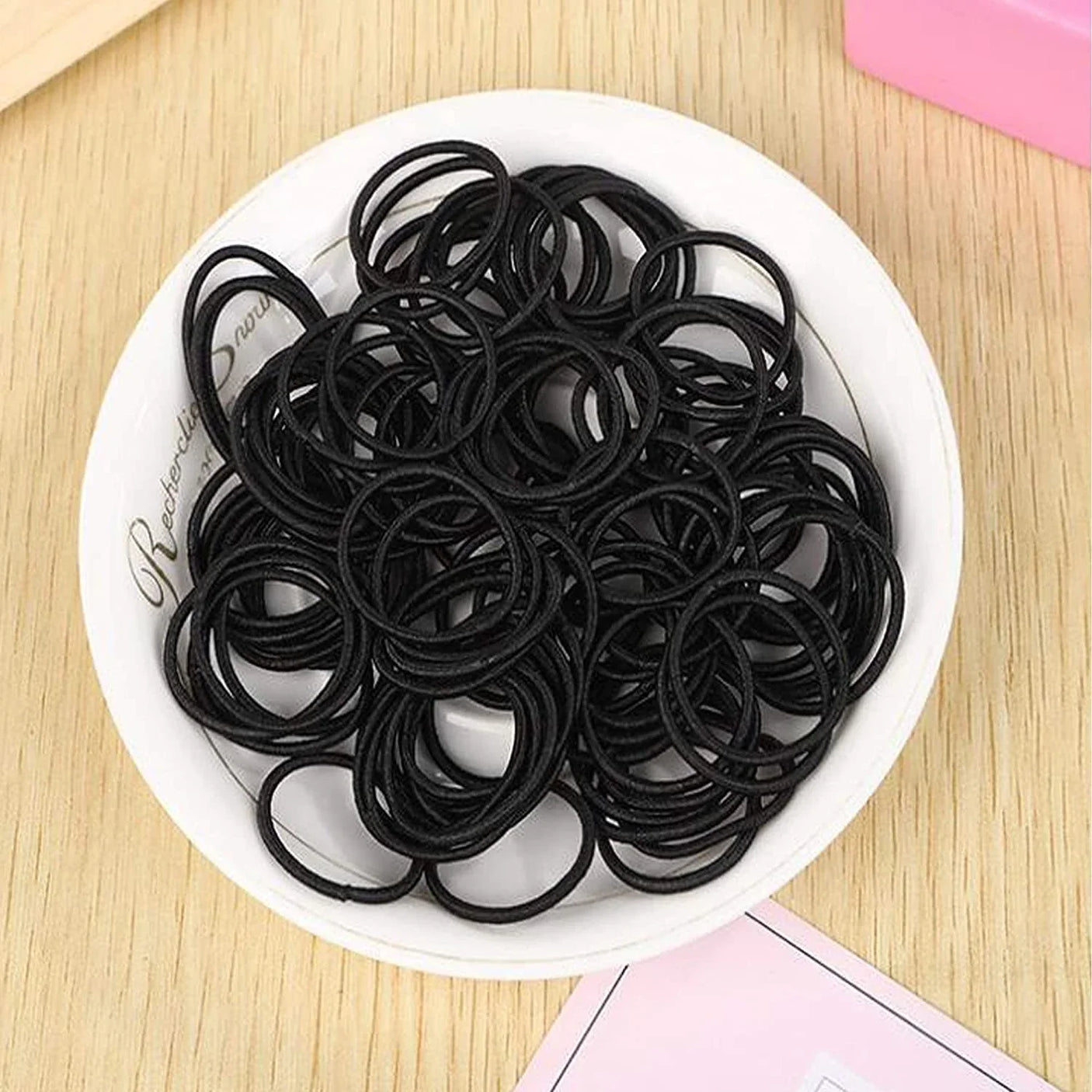 Premium Elastic Rubber Bands Black Color KT-109-525