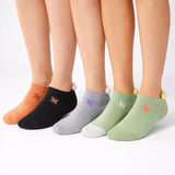 Multicolored Low-Cut Ankle Socks - 3 Pairs Zixinhu #3