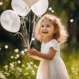 Birthday Party Decoration Balloons White - 10 Pcs