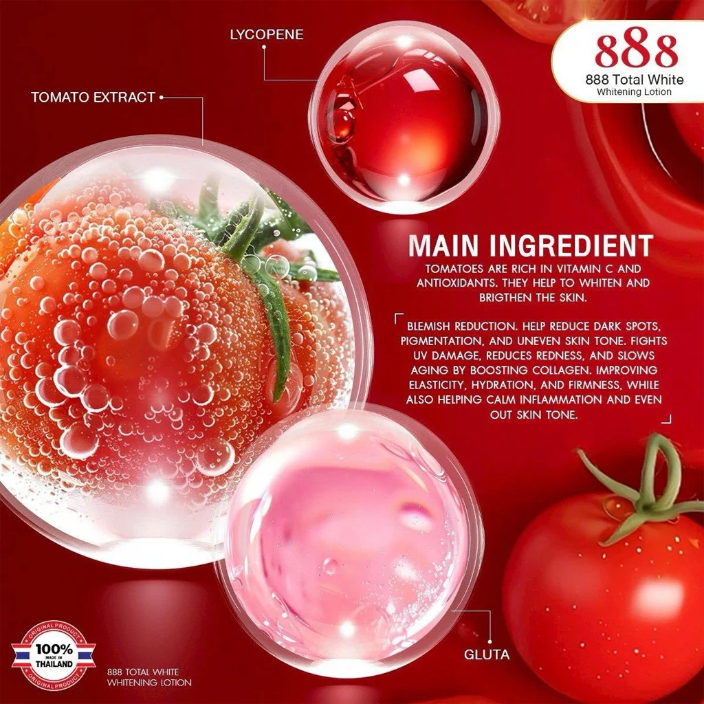 888 Total White Tomato Intensive Brightening Soap - 90g