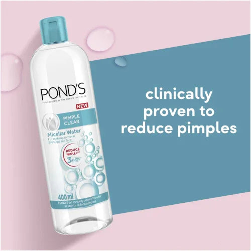 Pond's Pimple Clear Face Cleanser Micellar Water - 400ml