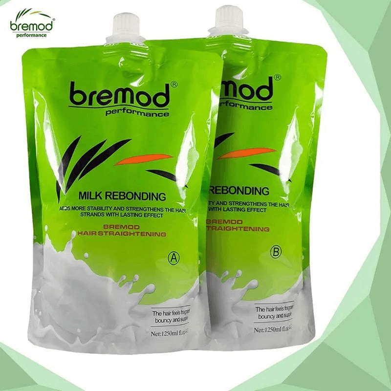 مجموعة فرد الشعر بالحليب من Bremod (A) + (B) - 1250 مل + 1250 مل