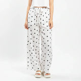 Women's Waisted Wide-Leg Palazzo Pants - YL609