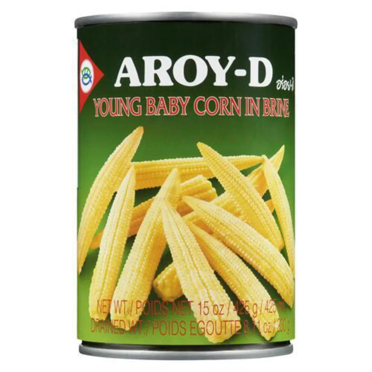 Aroy-D Young Baby Corn In Brine - 425g
