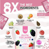 Joji Gluta Collagen DTX+ Mixed Berry Powder - 20g × 10 Sachet