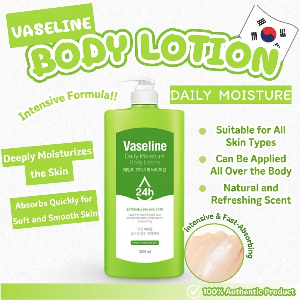 Vaseline 24H Daily Moisture Body Lotion - 1000ml