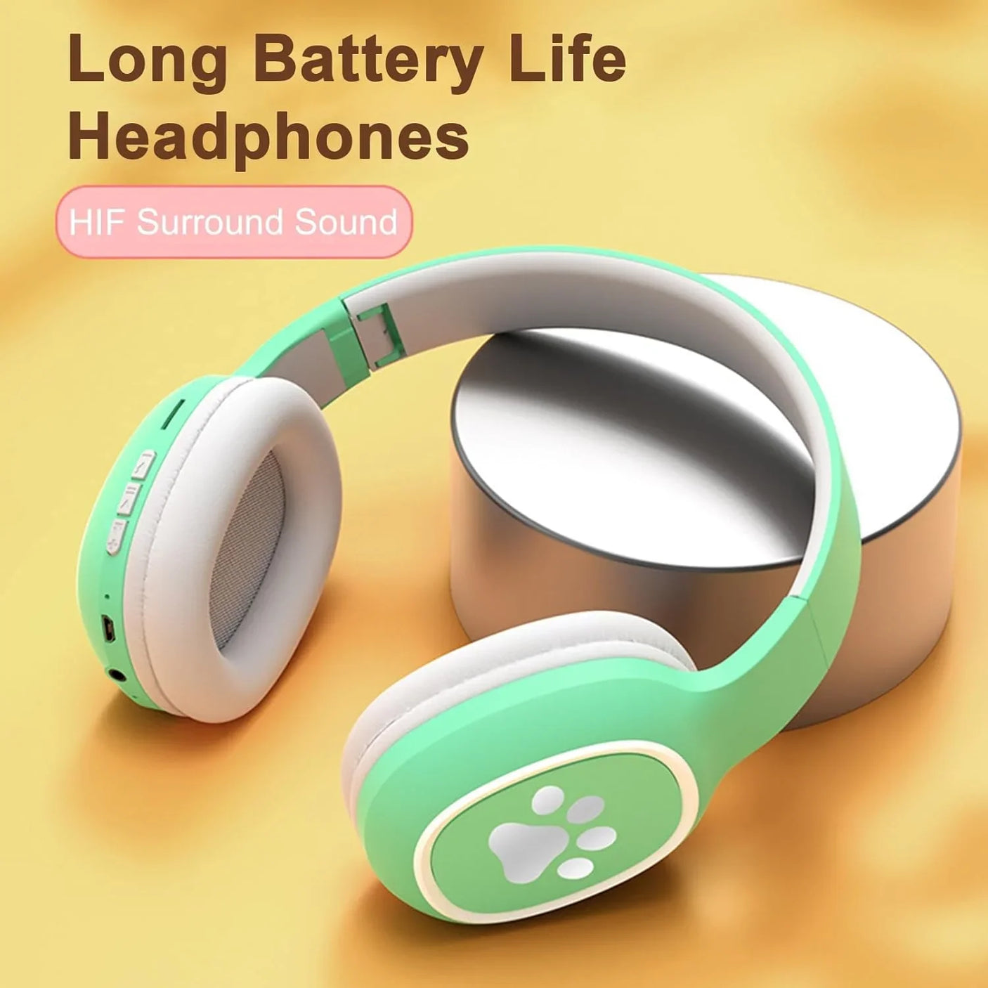 Colorful Cute Hifi Wireless Headphone SYM-003