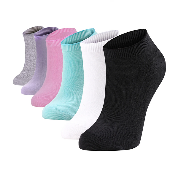 Multicolored Daily Basics Ankle Socks - 3 Pairs (LM-2M)