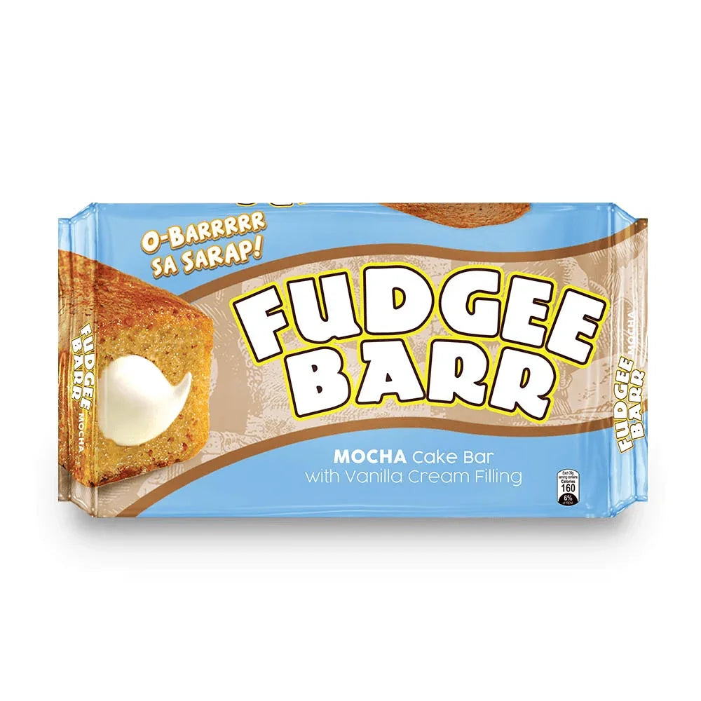 Fudgee Barr Mocha Cake With Vanilla Pack of (10 x 39g) - 2 Pcs