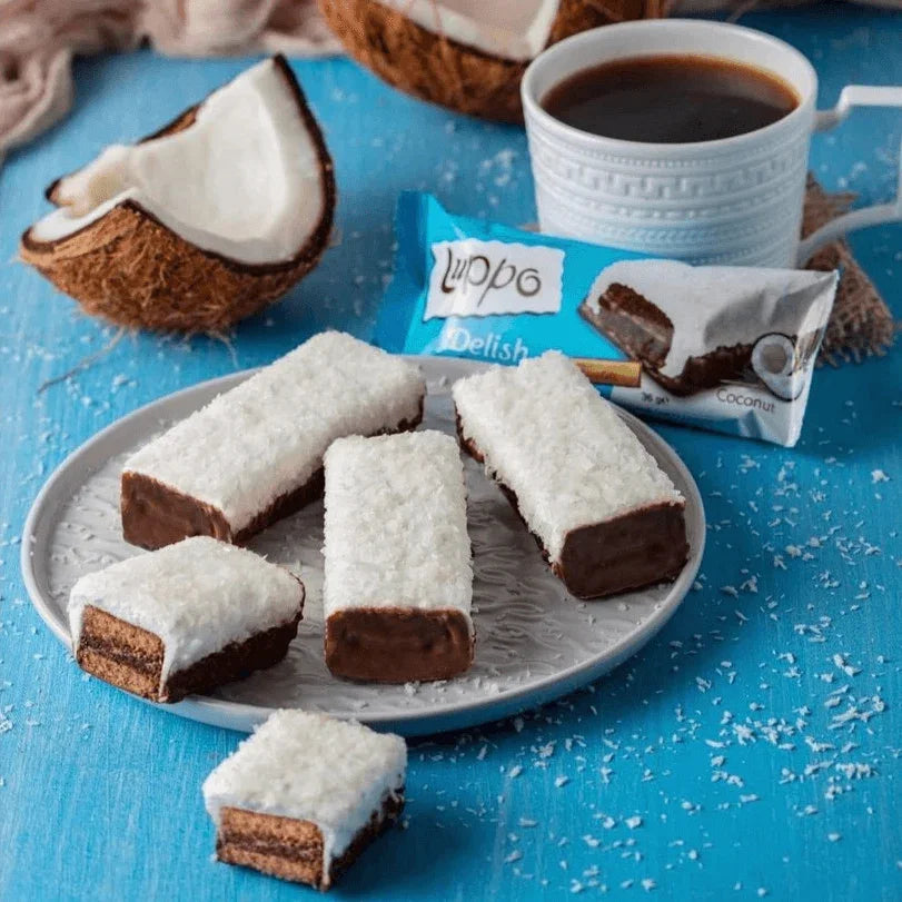Luppo Delish Marshmallow & Coconut Cake - 36g x 12Pcs