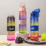 Portable Sports Water Bottle With Flip Lid - 1000ml
