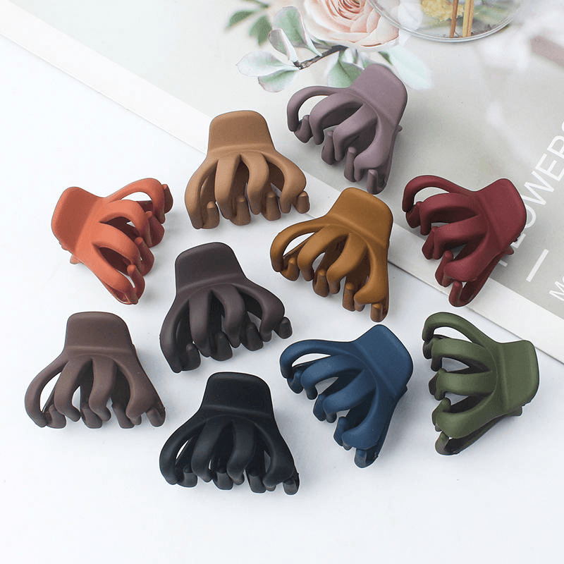 Unique Design Hair Claw Clips - 12 Pcs (C106)