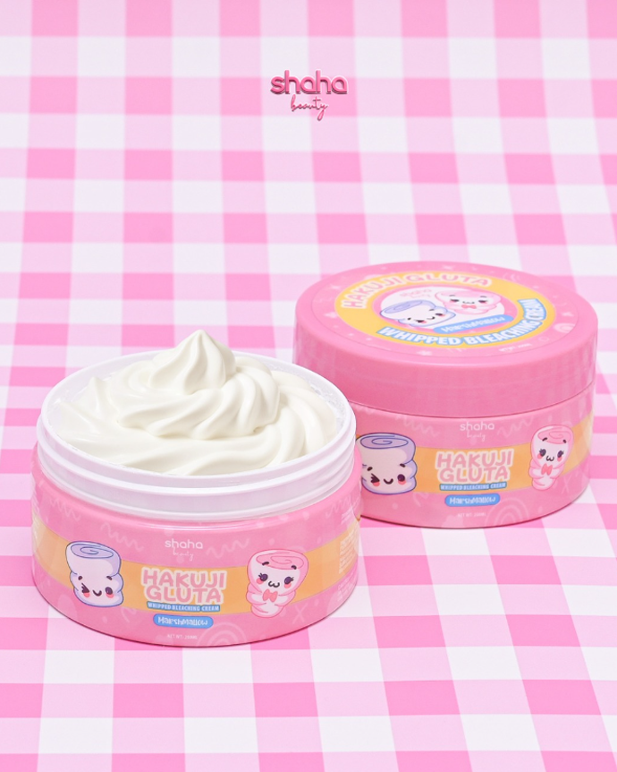 Shaha Beauty Hakuji Gluta Marshmallow Whipped Bleaching Cream - 200ml