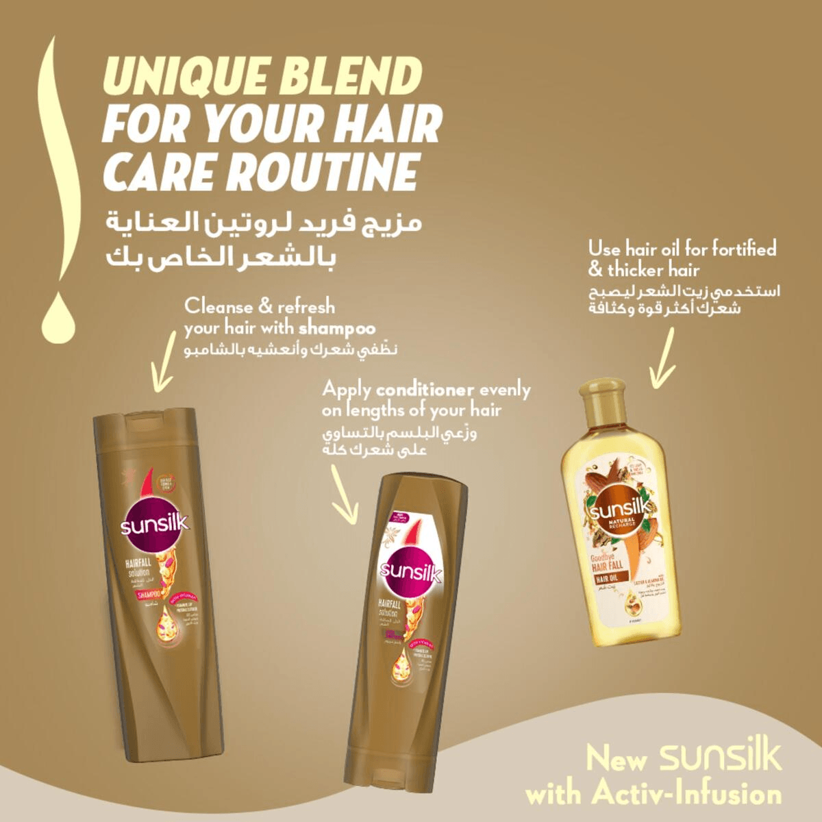 Sunsilk Hair Fall Solution Serum Conditioner - 350ml