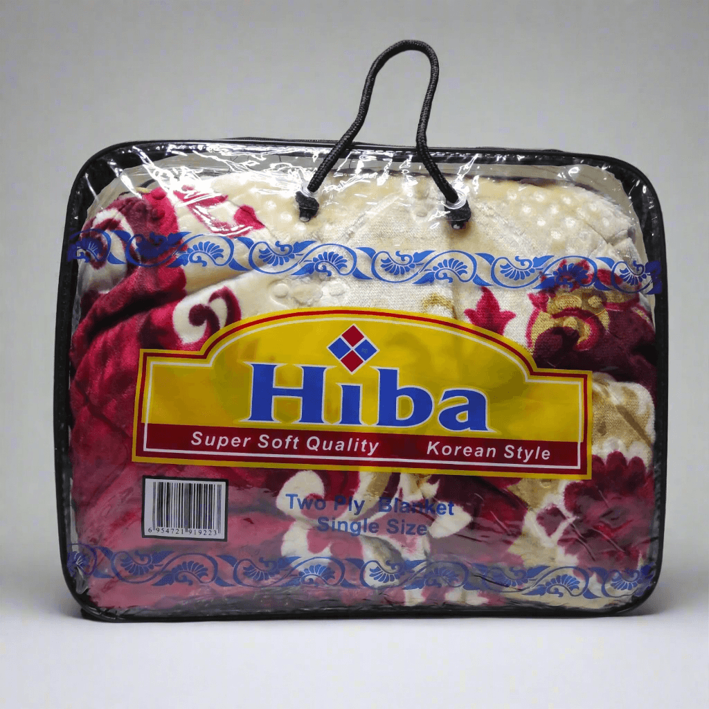 Hiba Korean Style Two Ply Blanket Single Size