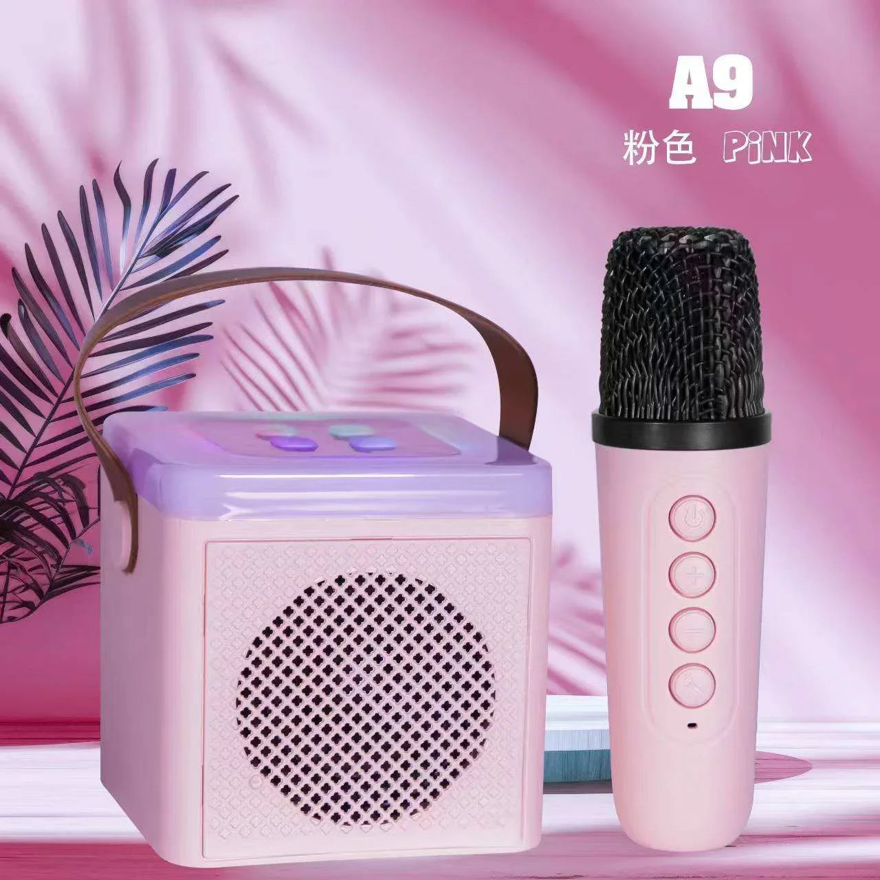 RGB Portable Karaoke Speaker With Microphone - A9