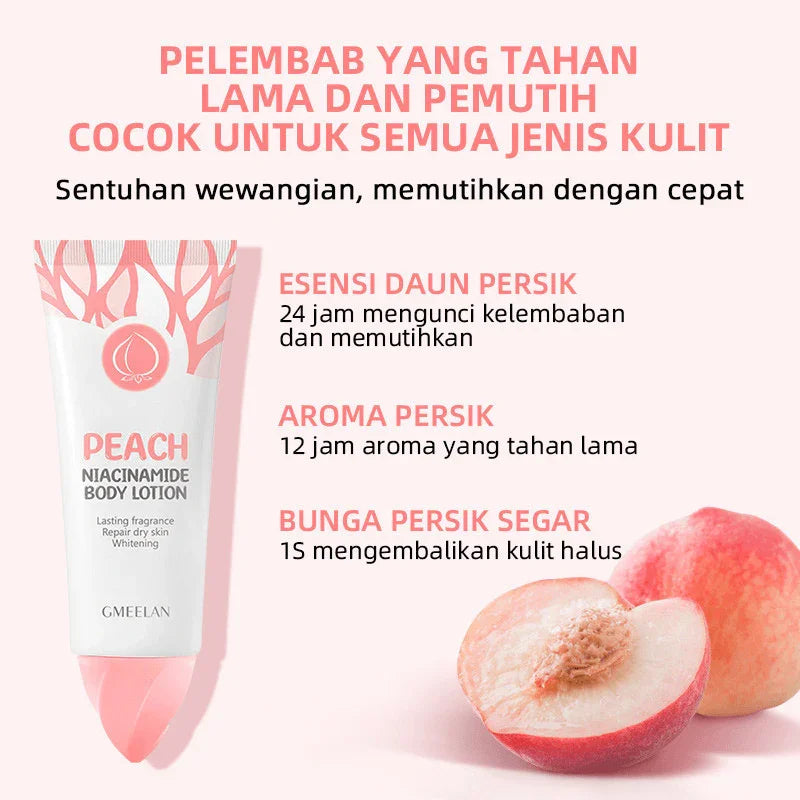 GMEELAN Peach Niacinamide Body Lotion - 100g (1+1) Offer