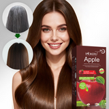 Apple Ammonia Free Dark Brown Hair Color Cream 96H - 500ml+500ml