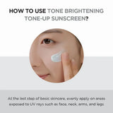 SKIN1004 Tone Brightening Tone-Up Sunscreen SPF50+ PA++++ - 50ml