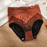 Women's Cotton High Waist Tummy Support Panties - 1695#