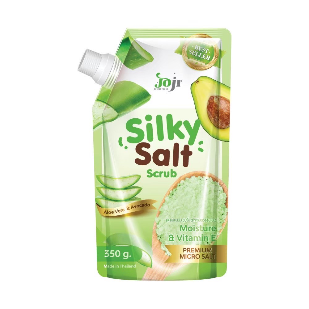 Joji Silky Salt Aloe Vera & Avocado Scrub - 350g