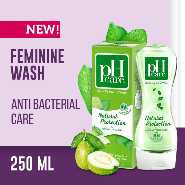 pH Care Daily Feminine Wash Natural Protection - 250ml