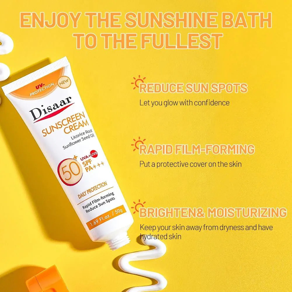 Disaar Licorice Root Sunflower Seed Oil Sunscreen SPF50 PA+++ - 50g