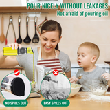 Oil & Vinegar Dispenser Bottle with Measurement Scale - 500ml