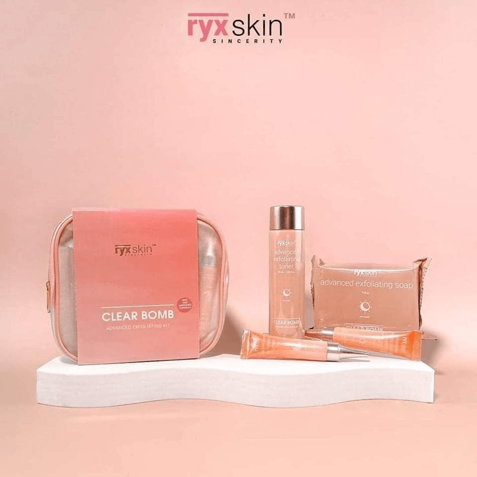 مجموعة التقشير المتقدمة Ryx Skin Clear Bomb