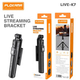 Plokama Live Streaming Bracket Tripod & Wireless Selfie Stick - K7