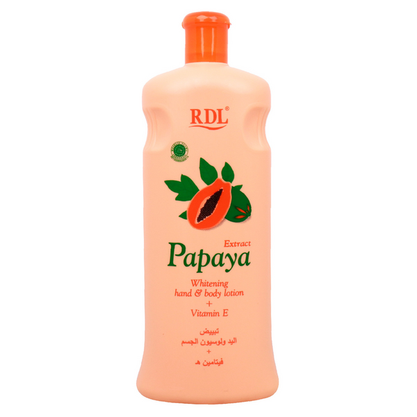 RDL Papaya Whitening Body Lotion + Vitamin E - 600ml
