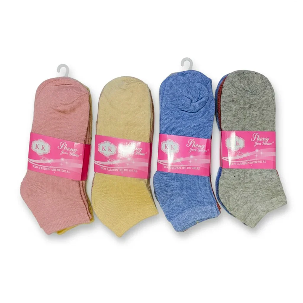 Multicolored Daily Basics Ankle Socks - 3 Pairs (LM-2M)