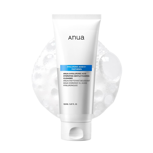 Anua 8 Hyaluronic Acid Hydrating Gentle Foaming Cleanser - 150ml