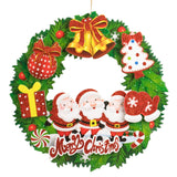 Merry Christmas Wall Hanging Ornaments With Light - 4206