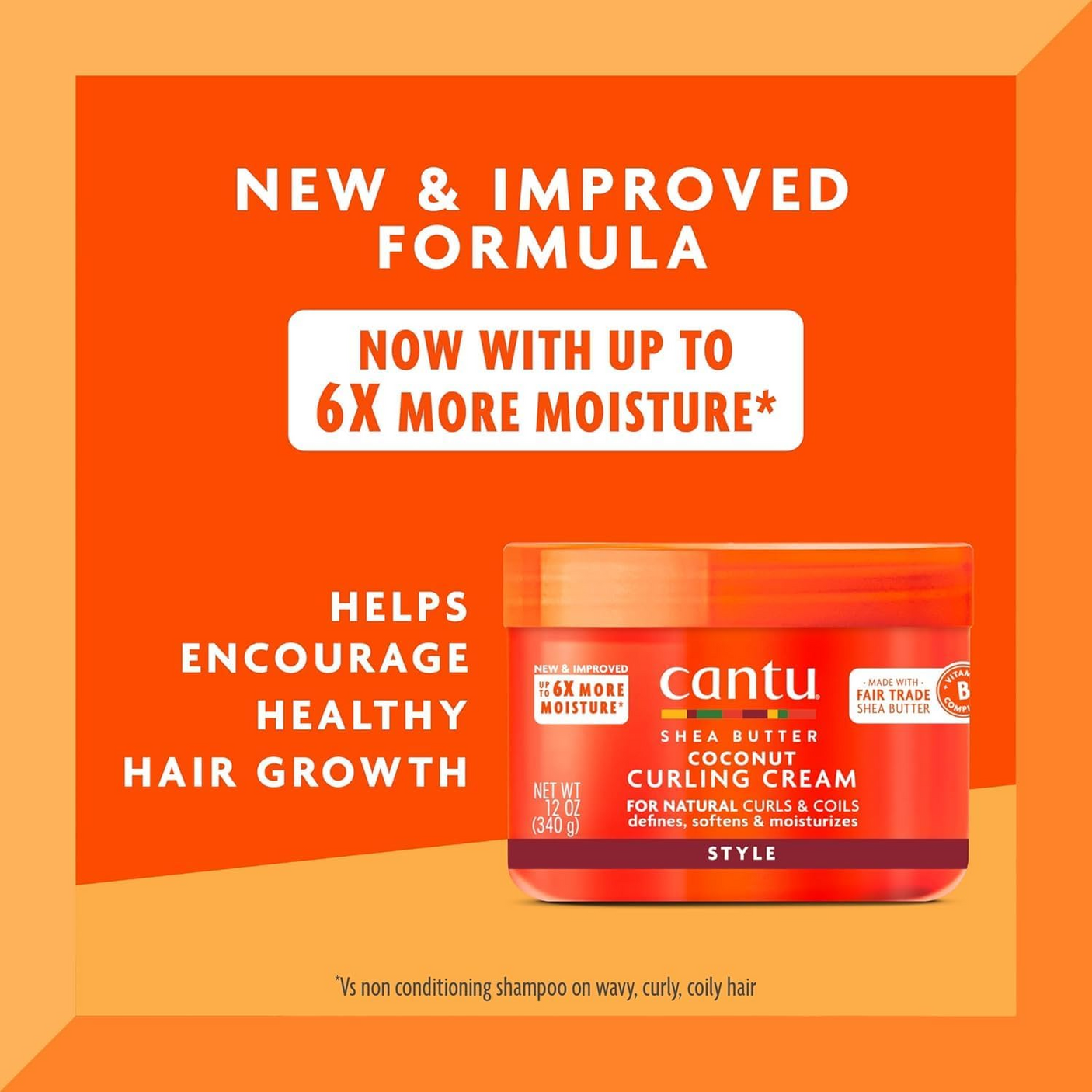 Cantu Shea Butter Coconut Curling Hair Cream - 340g
