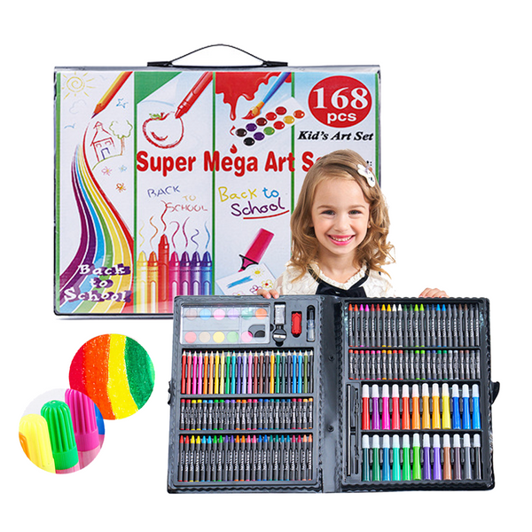 Back To School Portable Kids Drawing Art Set 168Pcs