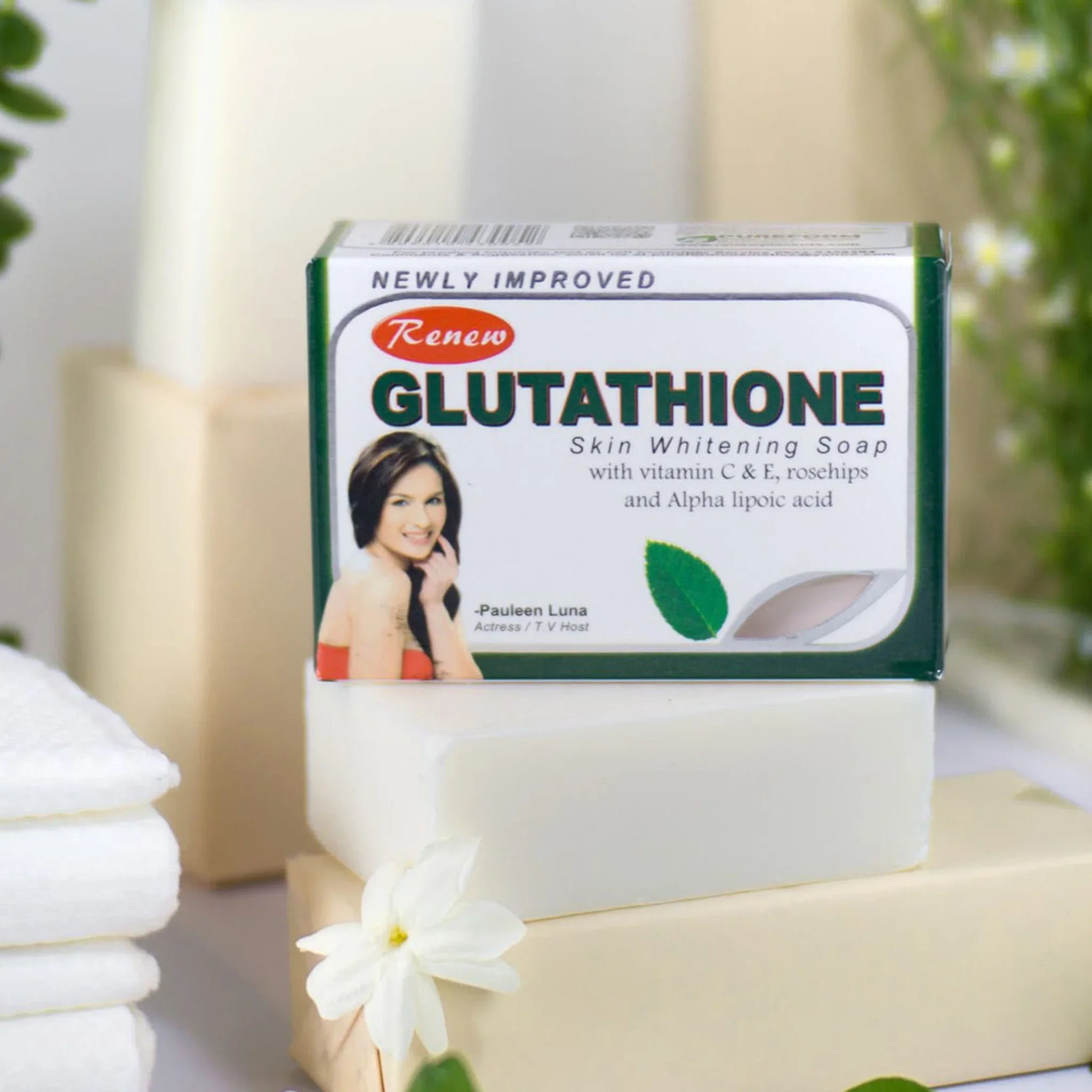 Glutathione Skin Whitening Soap 135g - Renew Pinoy Hyper Kuwait Glutathione Skin Whitening Soap 135g - Renew Pinoy Hyper Kuwait